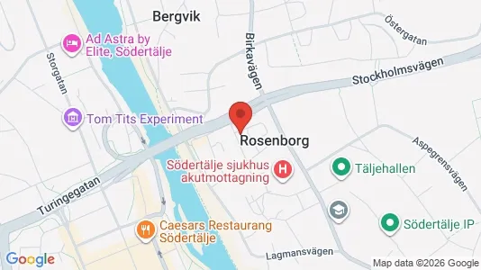 Lokale biurowe Do wynajęcia i Södertälje - kort over placeringen