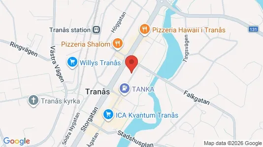 Office spaces for rent i Tranås - kort over placeringen