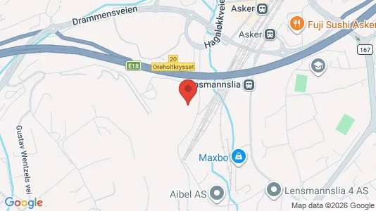 Büros zur Miete i Asker – Foto von Google Street View