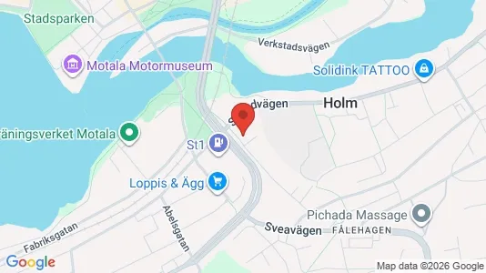Büros zur Miete i Motala - kort over placeringen