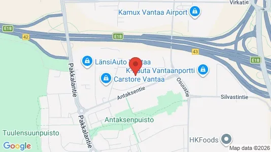 Gewerbeflächen zur Miete i Vantaa – Foto von Google Street View