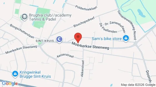 Bedrijfsruimtes te huur i Brugge - Foto uit Google Street View