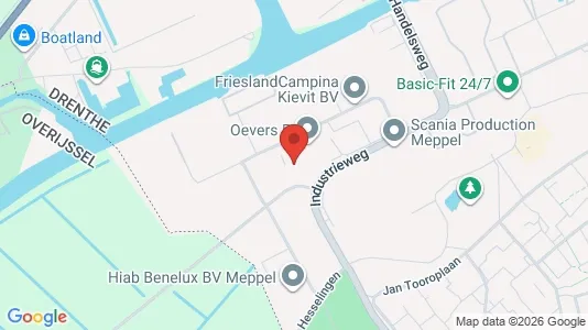 Bedrijfsruimtes te huur i Meppel - Foto uit Google Street View