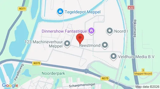 Bedrijfsruimtes te huur i Meppel - Foto uit Google Street View