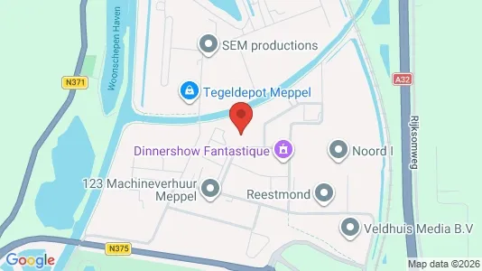 Bedrijfsruimtes te huur i Meppel - Foto uit Google Street View