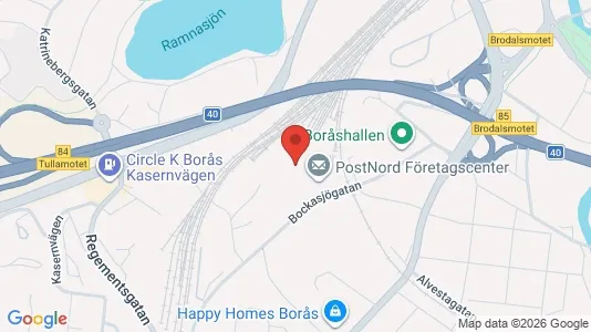 Verkstedhaller til leie i Borås – Bilde fra Google Street View