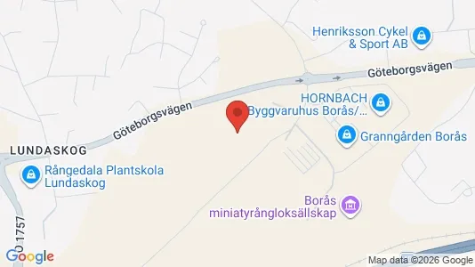 Industrilokaler för uthyrning i Borås – Foto från Google Street View