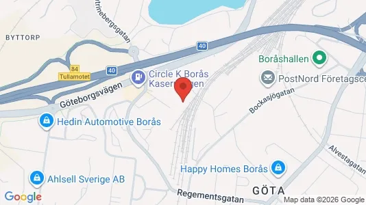 Lagerlokaler til leje i Borås - Foto fra Google Street View