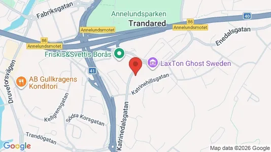 Lagerlokaler för uthyrning i Borås – Foto från Google Street View