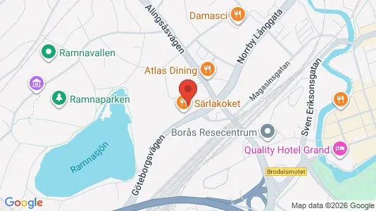 Kontorlokaler til leje i Borås - Foto fra Google Street View
