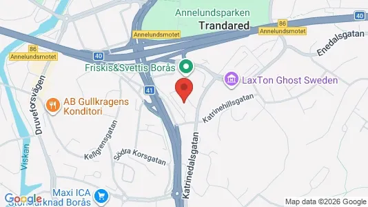 Kontorslokaler för uthyrning i Borås – Foto från Google Street View