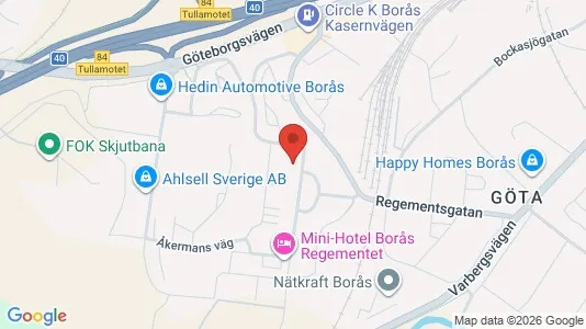 Kontorslokaler för uthyrning i Borås – Foto från Google Street View