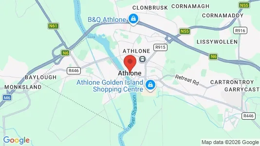 Büros zur Miete i Athlone – Foto von Google Street View