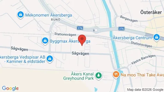Toimistotilat Vuokrattavana i Österåker - Kuva Google Street Viewstä
