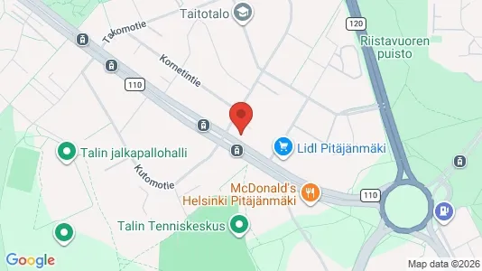 Büros zur Miete i Helsinki Läntinen – Foto von Google Street View