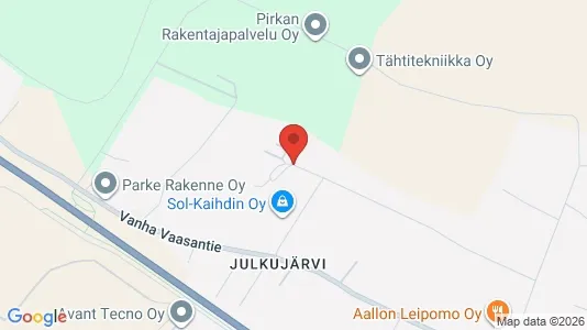 Lagerlokaler til leje i Ylöjärvi - kort over placeringen