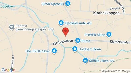 Kontorlokaler til leje i Skien - Foto fra Google Street View