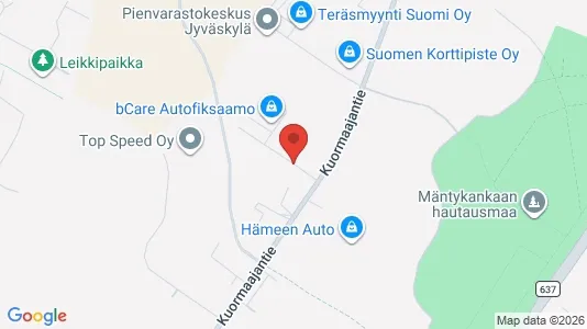 Lager til leie i Jyväskylä – Bilde fra Google Street View