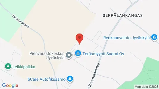 Lagerlokaler til leje i Jyväskylä - Foto fra Google Street View
