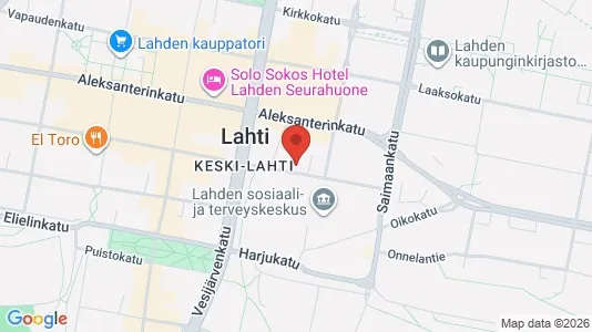 Büros zur Miete i Lahti - kort over placeringen