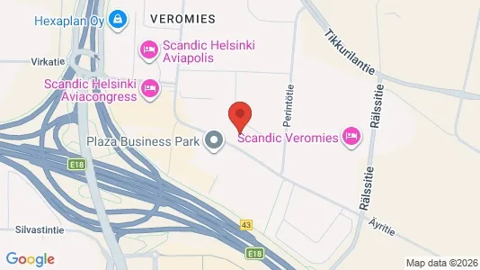 Büros zur Miete i Vantaa – Foto von Google Street View