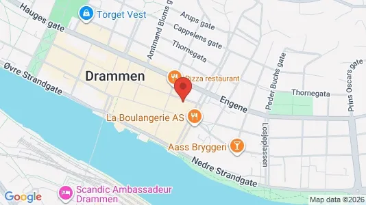 Kontorer til leie i Drammen – Bilde fra Google Street View