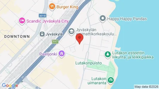 Toimistotilat Vuokrattavana i Jyväskylä - kort over placeringen