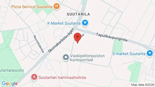 Lager til leie i Vantaa – Bilde fra Google Street View