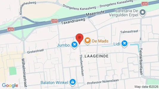 Gewerbeflächen zur Miete i Waalwijk - kort over placeringen