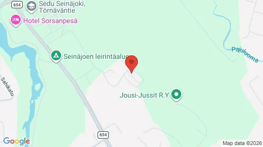 Commercial properties for rent i Seinäjoki - kort over placeringen