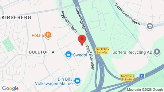 Lagerlokaler til leje i Malmø Centrum - Foto fra Google Street View