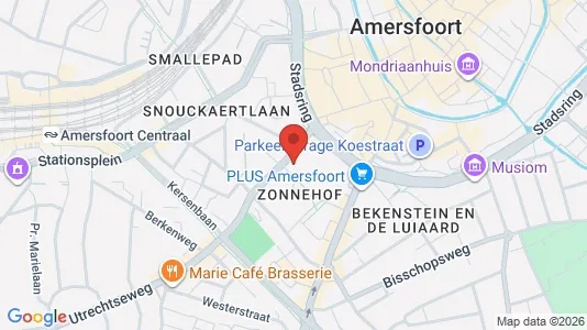 Büros zur Miete i Amersfoort - kort over placeringen