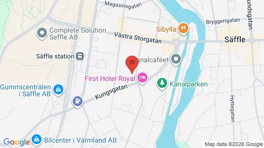 Liikekiinteistöt Vuokrattavana i Säffle - Kuva Google Street Viewstä