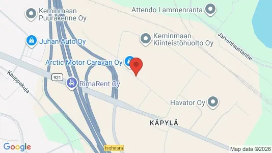 Office spaces for sale i Keminmaa - Photo from Google Street View