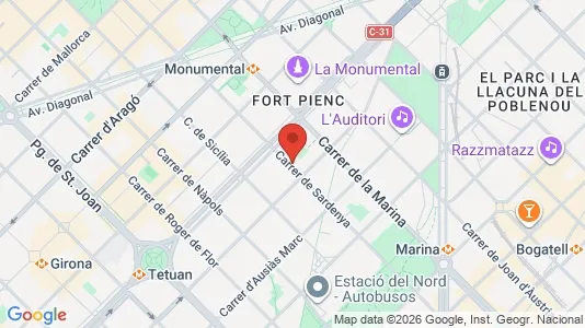 Nieruchomości komercyjne Na sprzedaż i Barcelona Eixample - kort over placeringen