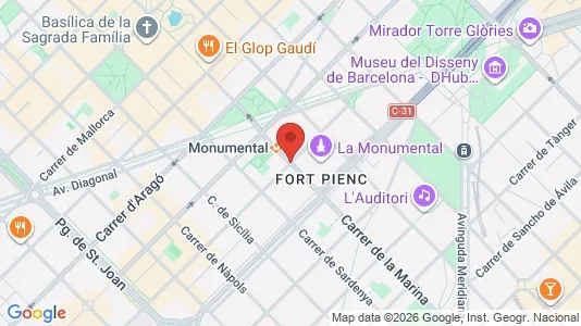 Gewerbeflächen zur Miete i Barcelona Eixample – Foto von Google Street View