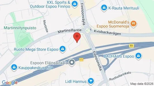 Lagerlokaler til leje i Espoo - Foto fra Google Street View