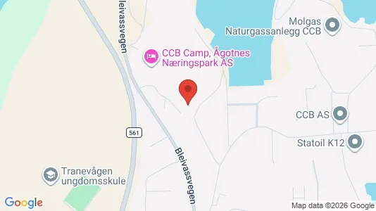 Office spaces for rent i Fjell - kort over placeringen