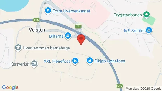 Kontorlokaler til leje i Ringerike - Foto fra Google Street View