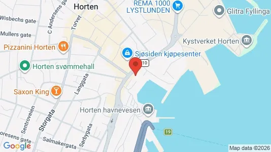 Kontorlokaler til leje i Horten - Foto fra Google Street View