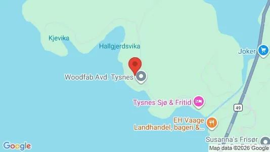 Lokaler til salgs i Tysnes – Bilde fra Google Street View