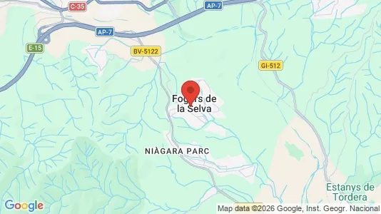 Industrial properties for rent i Fogars de la Selva - Photo from Google Street View