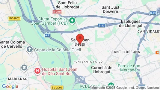 Büros zur Miete i Sant Joan Despí – Foto von Google Street View
