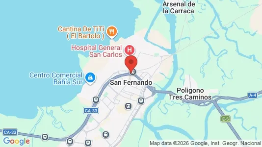 Büros zur Miete i San Fernando - kort over placeringen