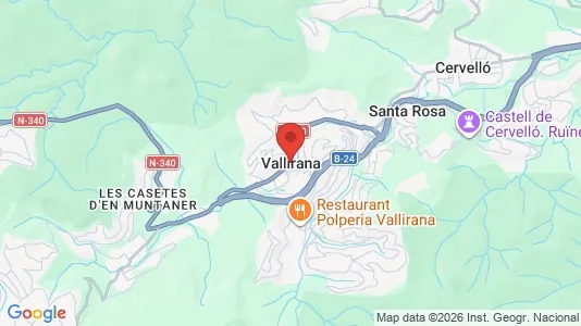 Butikslejemål til leje i Vallirana - Foto fra Google Street View