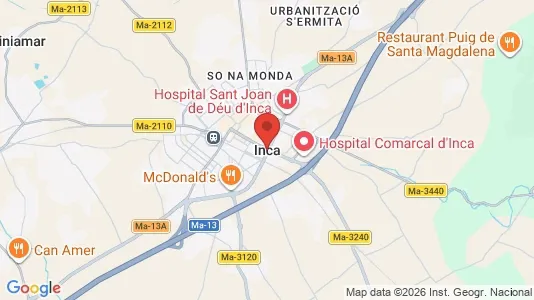 Winkels te koop i Inca - Foto uit Google Street View