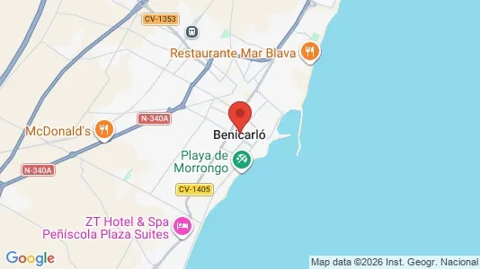 Commercial properties for sale i Benicarló - kort over placeringen