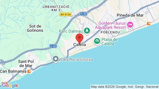 Shops for sale i Calella - Photo from Google Street View