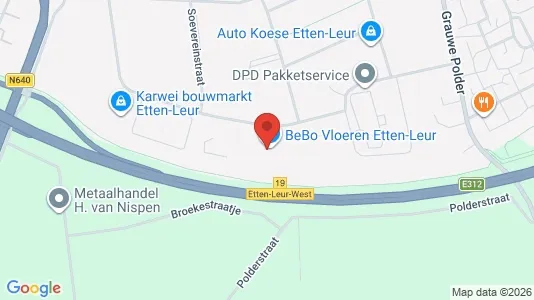 Lokaler til leje i Etten-Leur - kort over placeringen