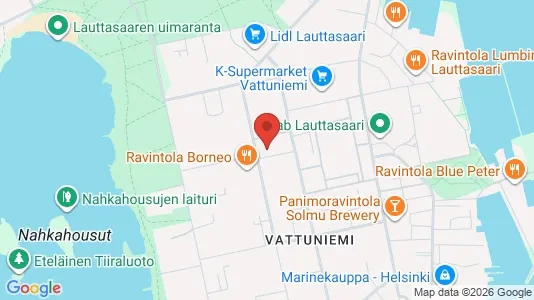 Büros zur Miete i Helsinki Eteläinen - kort over placeringen